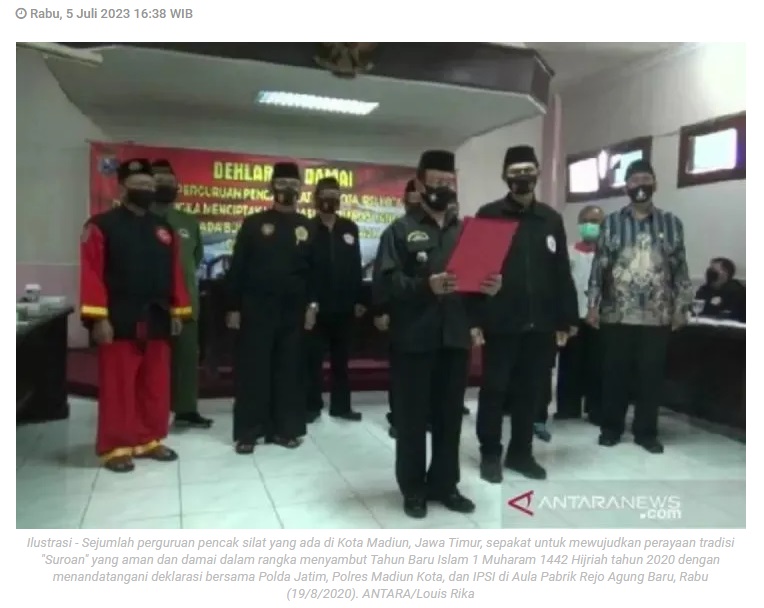 Forkopimda Kota Madiun sosialisasikan pembongkaran tugu pencak silat