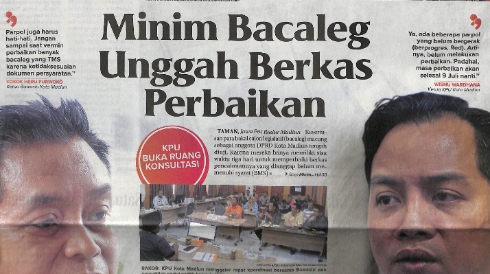 Minim Bacaleg Unggah Berkas Perbaikan