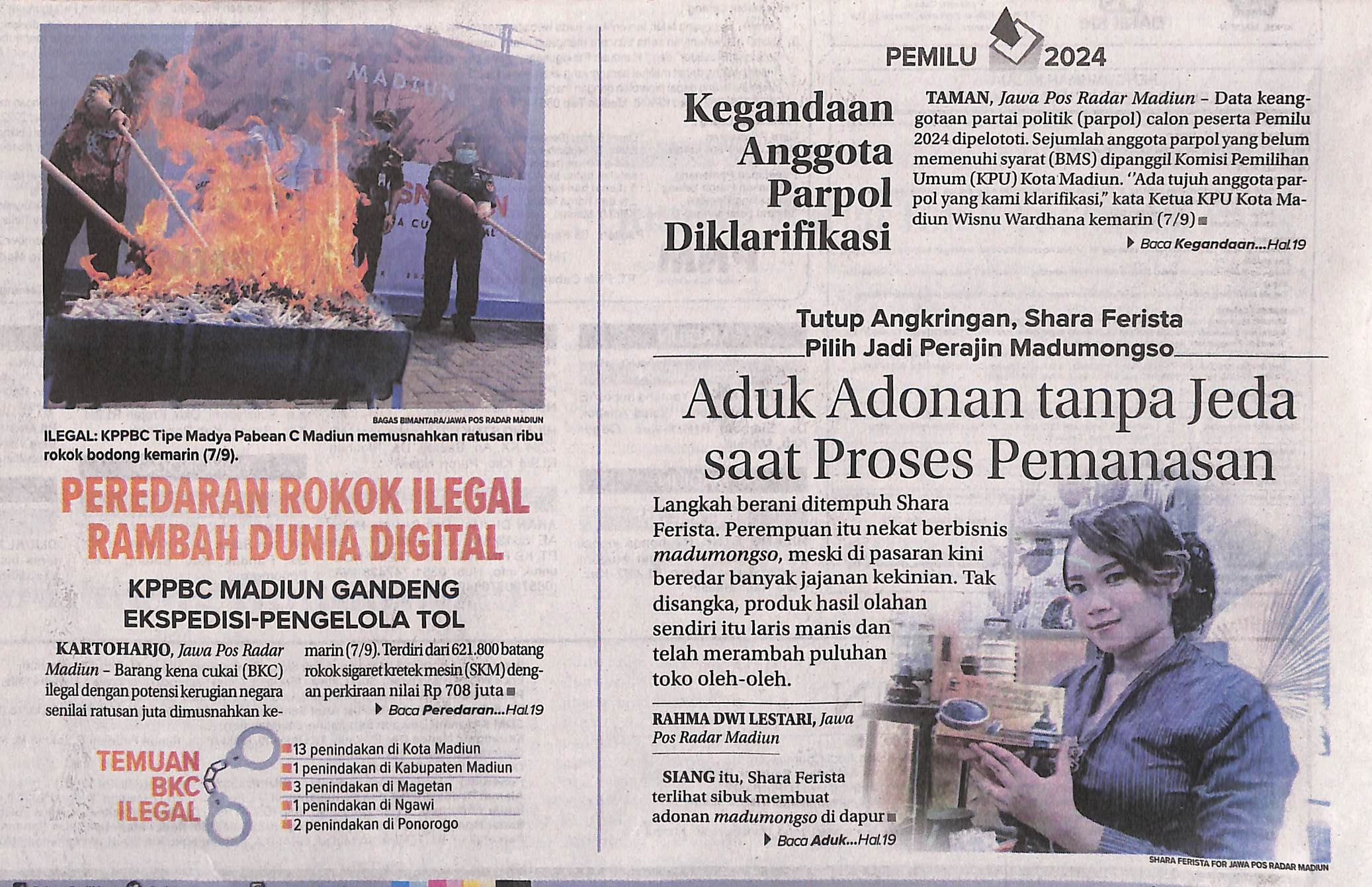 Peredaran Rokok Ilegal Rambah Dunia Digital KPPBC Madiun Gandeng Ekspedisi Pengelola Tol