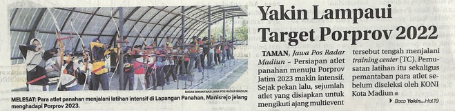 Yakin Lampaui Target Porprov 2022