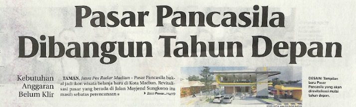 Pasar Pancasila Dibangun Tahun Depan