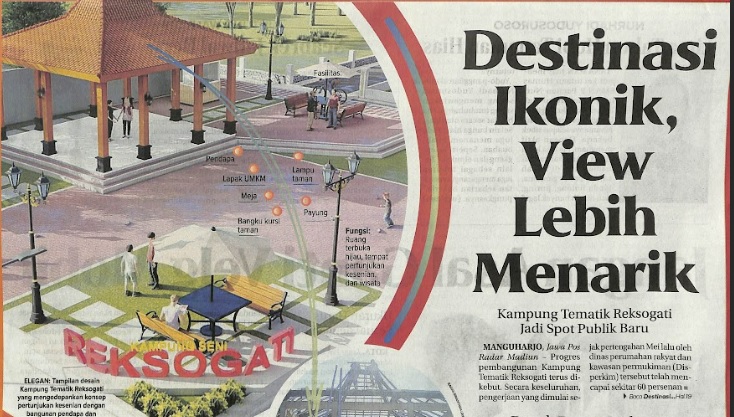 Destinasi Ikonik, View Lebih Menarik, Kampung Tematik Reksogati Jadi Spot Publik Baru