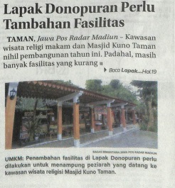 Lapak Donopuran Perlu Tambahan fasilitas