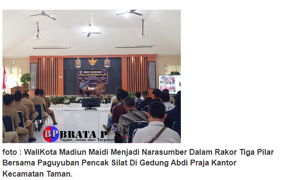 Gelar Rakor Jelang 1 Suro, Demi Menciptakan Kondusifitas Kota Madiun Cabang Matraman