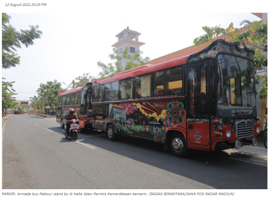 Jam Operasional Diperpanjang, Bus Mabour Buka Trayek Wisata Lapak UMKM