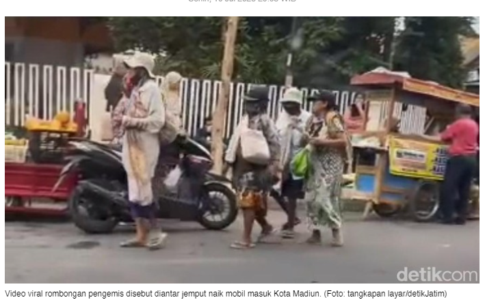 Viral Pengemis Diantar Jemput Mobil di Kota Madiun, Pemkot Gercep Bertindak