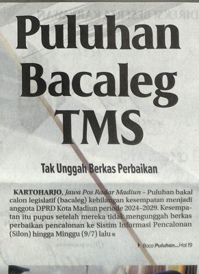 Puluhan Bacaleg TMS