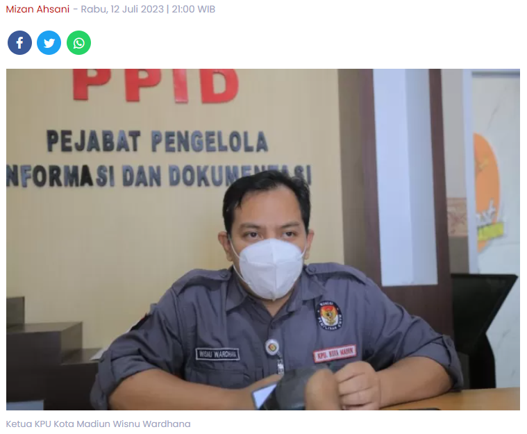 Vermin Berkas Bacaleg Kota Madiun Dilakukan hingga 6 Agustus