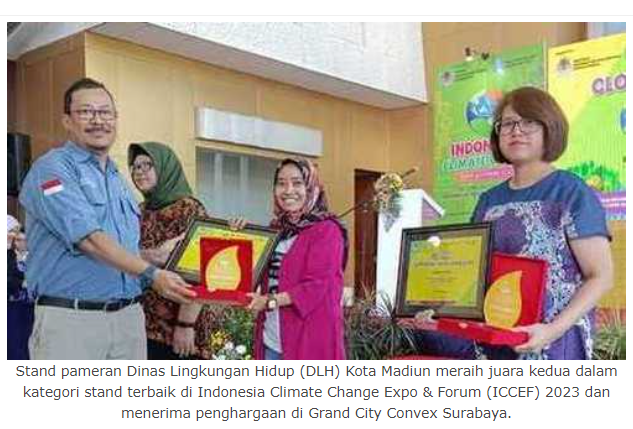 Stand Pameran Proklim Kota Madiun Raih Predikat Terbaik di ICCEF