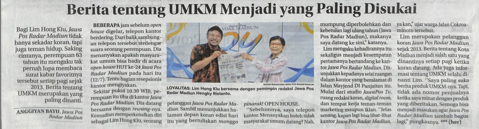 Berita tentang UMKM Menjadi yang Paling Disukai