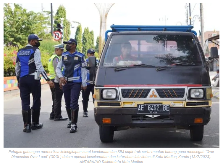 Dishub gelar razia gabungan keselamatan berlalu lintas di Kota Madiun