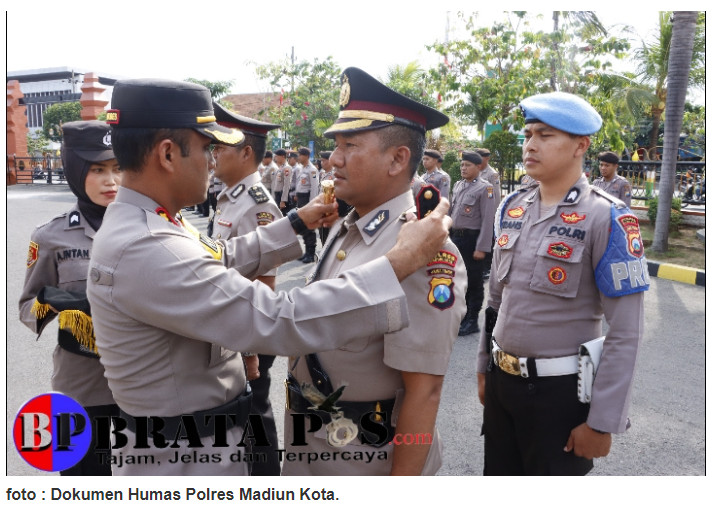 Kapolres Madiun Kota, Pimpin Serah Terima Jabatan Wakapolres
