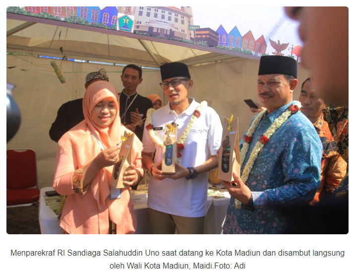 Menparekraf Puji Wisata 6 Negara tanpa Visa di Kota Madiun