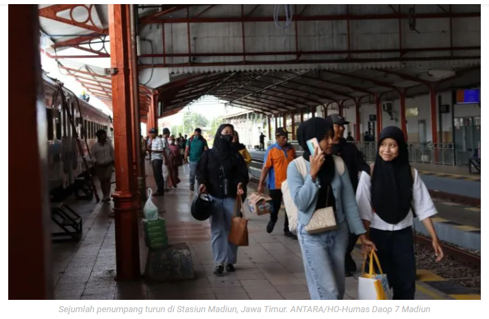Daop 7 Madiun layani 353.060 penumpang selama libur sekolah