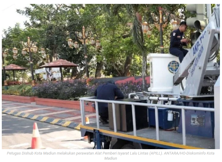Dishub Kota Madiun siagakan sembilan petugas perawatan APILL