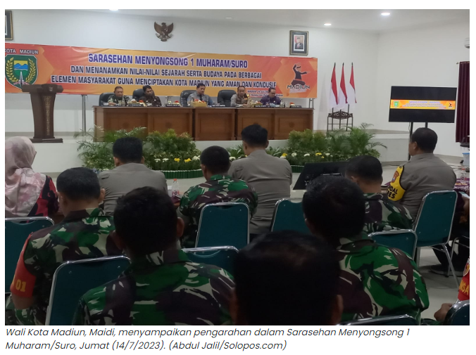 Inginkan Suroan & Suran Agung Tanpa Konflik, Ini Pesan Wali Kota Madiun