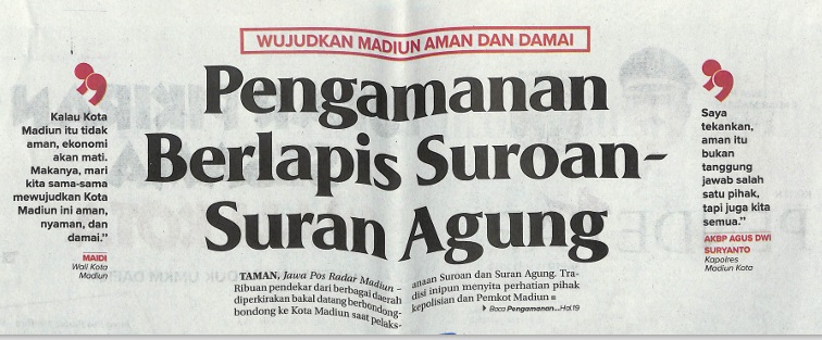Pengamanan berlapis suroan-suran agung