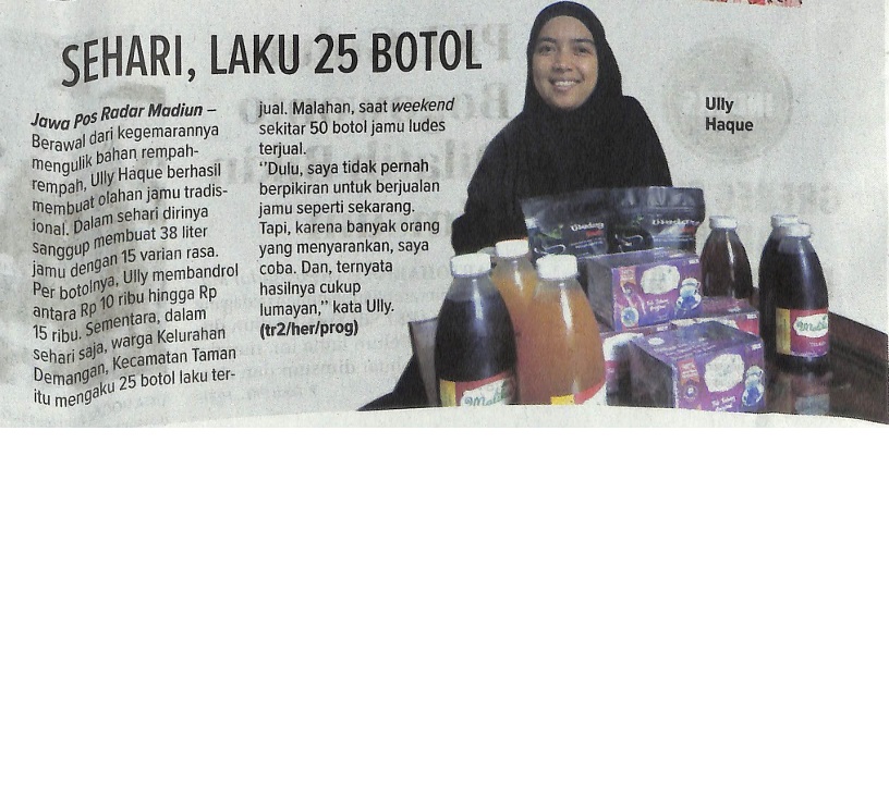 Sehari, Laku 25 Botol
