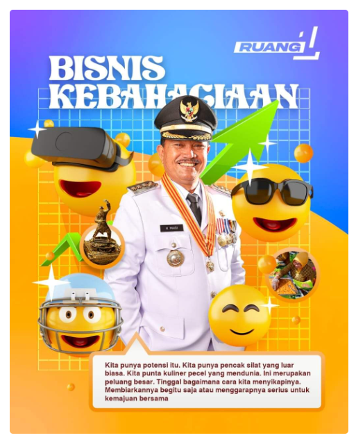 Ruang Satu Kota Madiun, Bisnis Kebahagiaan