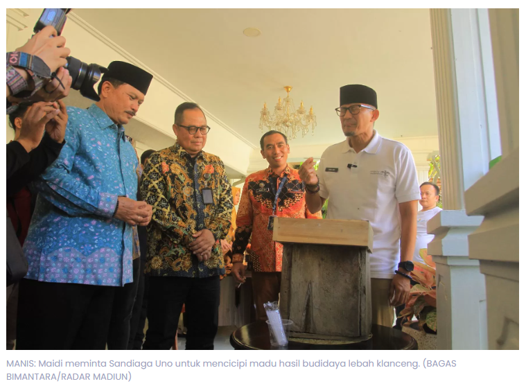 Getol Kembangkan Iklim Kewirausahaan di Kelurahan, Sandiaga Uno Apresiasi Maidi