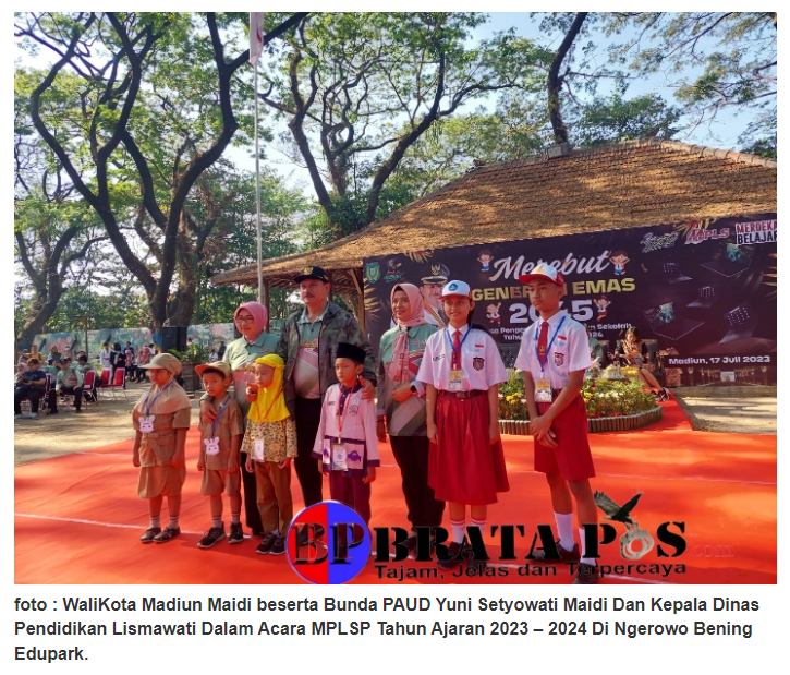 Pemerintah Kota Madiun Guna Merebut Generasi Emas 2045, Wujudkan MPLSP 2023 Dengan Fasilitas Menunjang