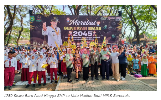 Cegah Perundungan di Sekolah, 1750 Siswa Baru se-Kota Madiun Ikuti MPLS Serentak