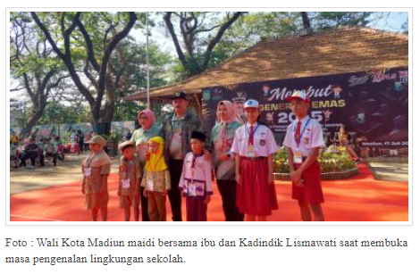 Pemkot Madiun Buka Masa Pengenalan Lingkungan Sekolah 2023