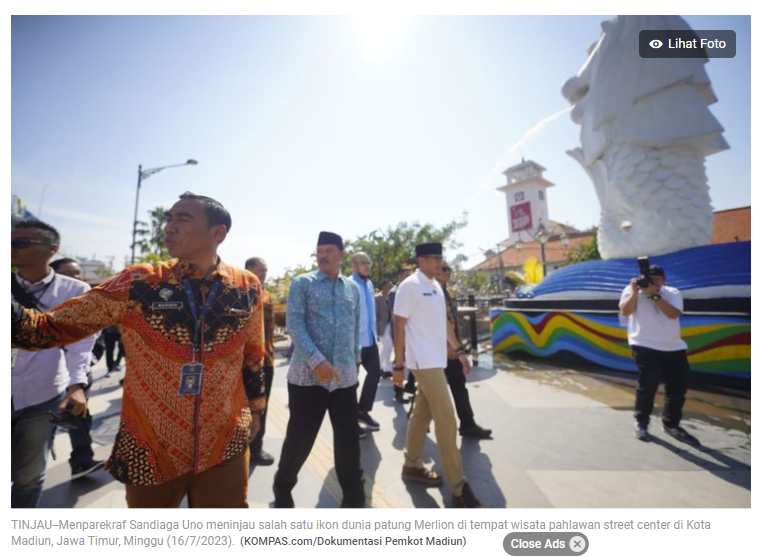 Dikritik Banyak WIsatawan Indonesia Pilih Piknik ke Luar Negeri, Sandiaga Puji WIsata Madiun