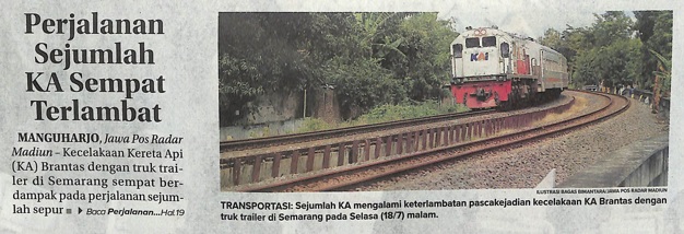 Perjalanan Sejumlah KA Sempat Terlambat