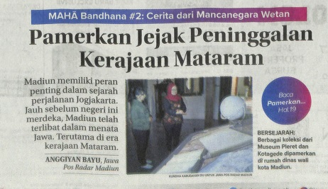 Pamerkan Jejak Peninggalan Kerajaan Mataram