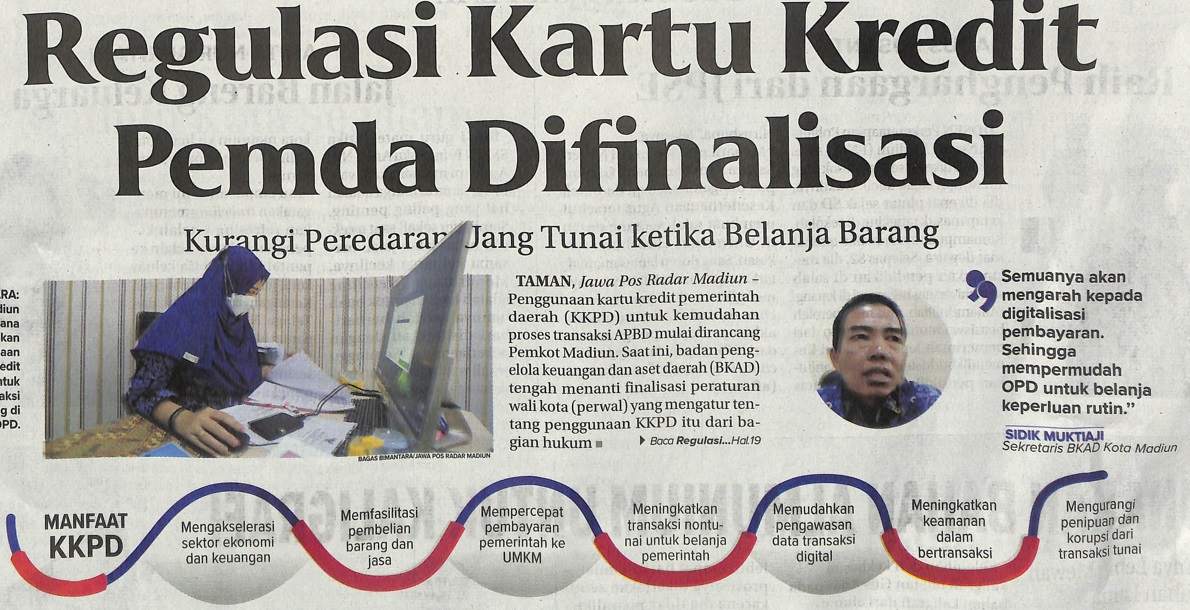 Regulasi Kartu Kredit Pemda Difinalisasi, Kurangi Peredaran Uang Tunai Ketika Belanja Barang