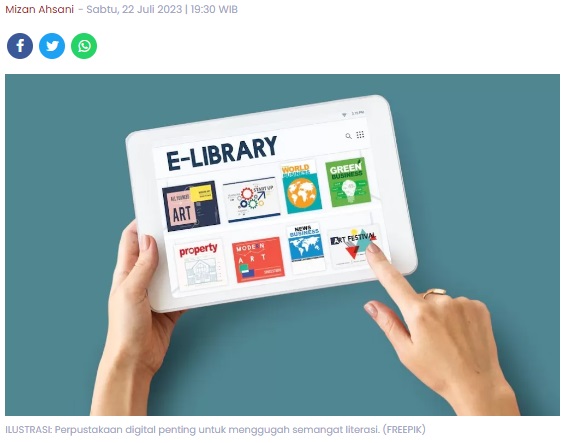 Kelurahan Banjarejo Kota Madiun Kembangkan Perpustakaan Online