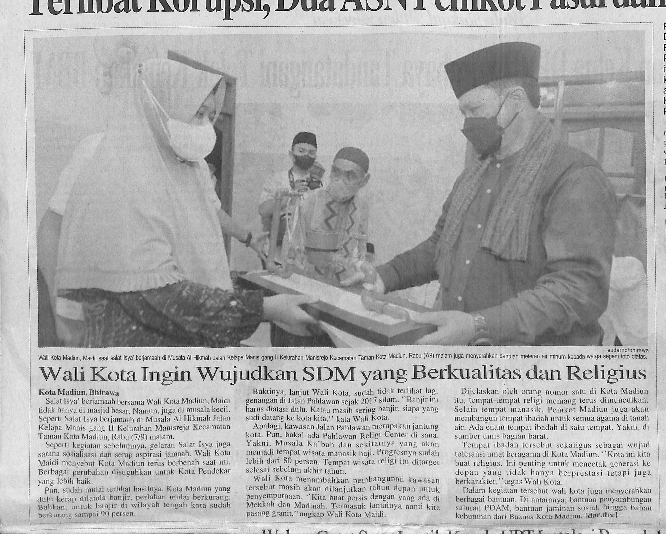 Walikota Ingin Wujudkan SDM yang Berkualitas dan Religius