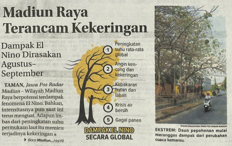 Madiun Raya Terancam Kekeringan