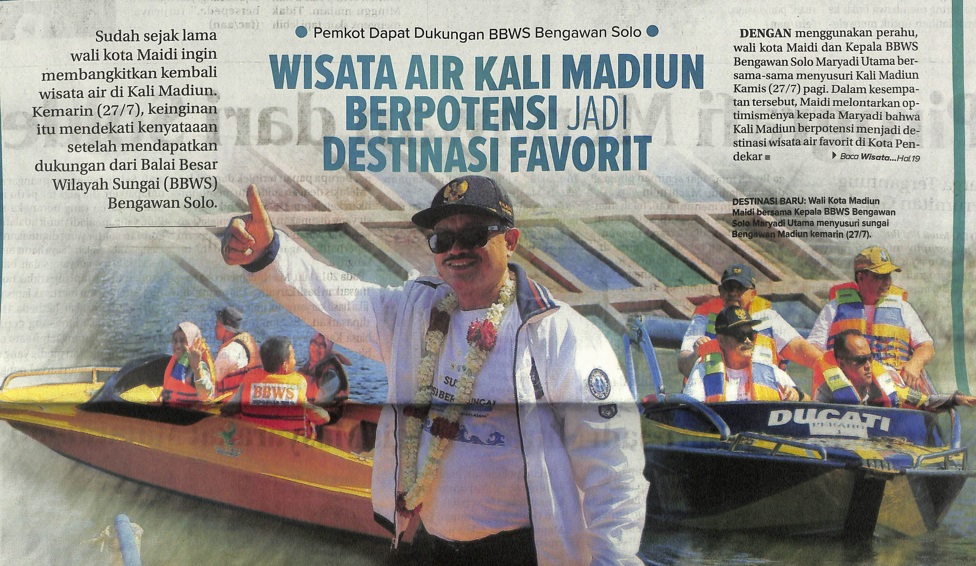Wisata Air Kali Madiun Berpotensi Jadi Destinasi Favorit