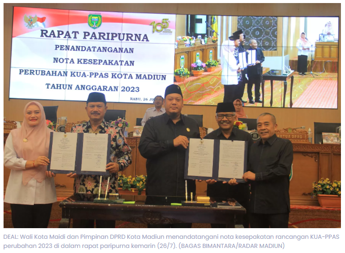 KUA-PPAS Perubahan 2023 Ditetapkan, Fokus ke Peningkatan Ekonomi
