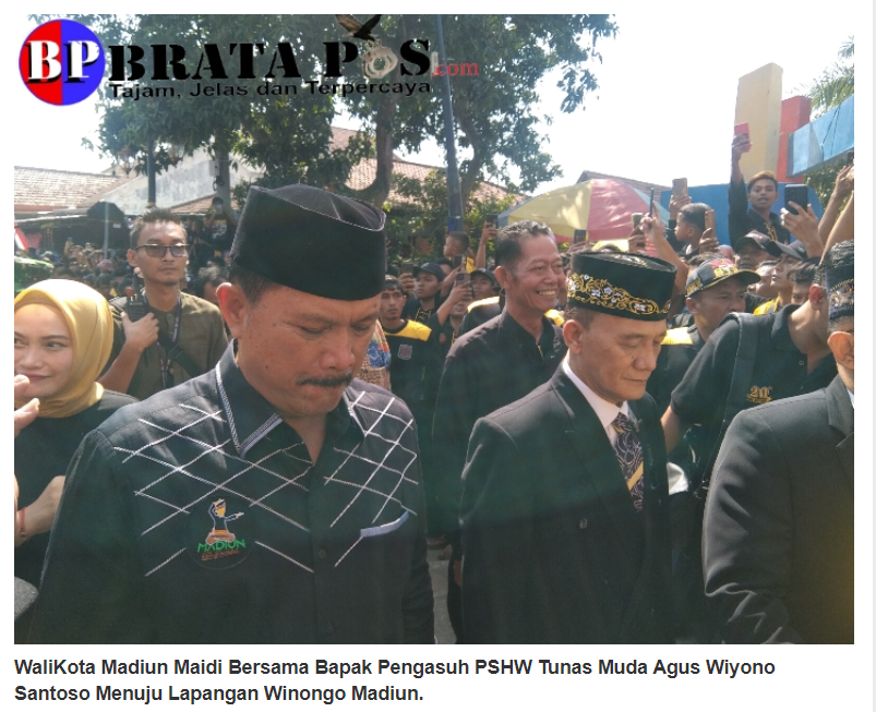 Wali Kota Madiun, Apresiasi Kegiatan Suran Agung Yang Berlangsung Aman Dan Kondusif