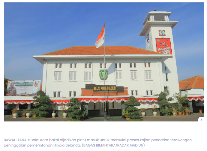 Informasi Terowongan Kuno Mulai Dikaji, Pemkot Madiun Gandeng UGM