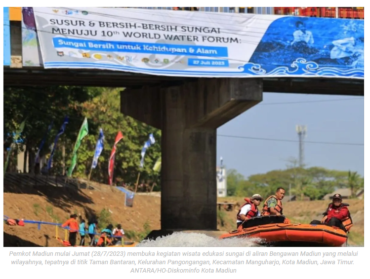 Pemkot Madiun buka wisata edukasi sungai di aliran Bengawan Solo