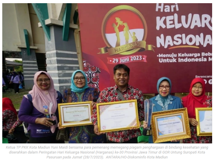 Pemkot Madiun borong enam penghargaan di bidang kesehatan