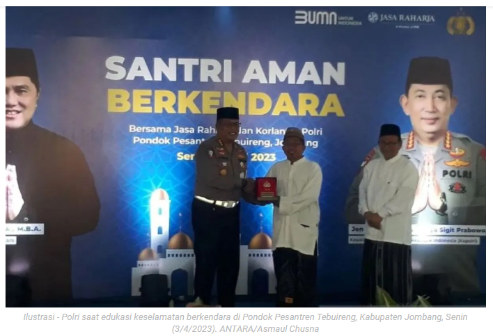 Satlantas Polres Madiun Kota sosialisasikan keselamatan berlalu lintas