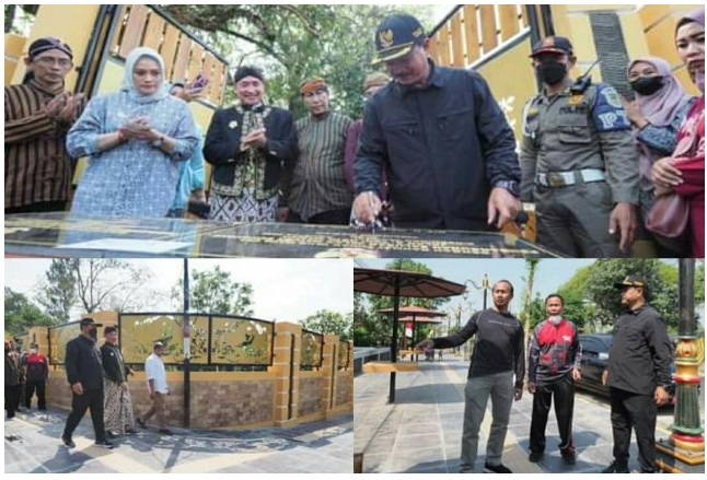 Walikota Madiun Resmikan Proyek Pengendali Banjir