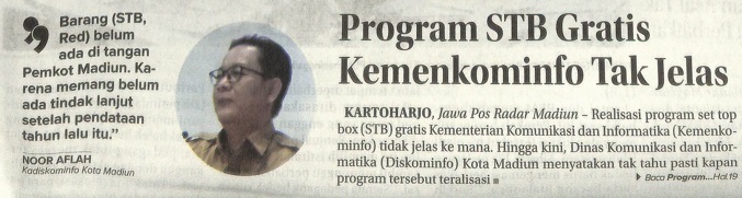 Program STB Gratis Kemenkominfo Tak Jelas
