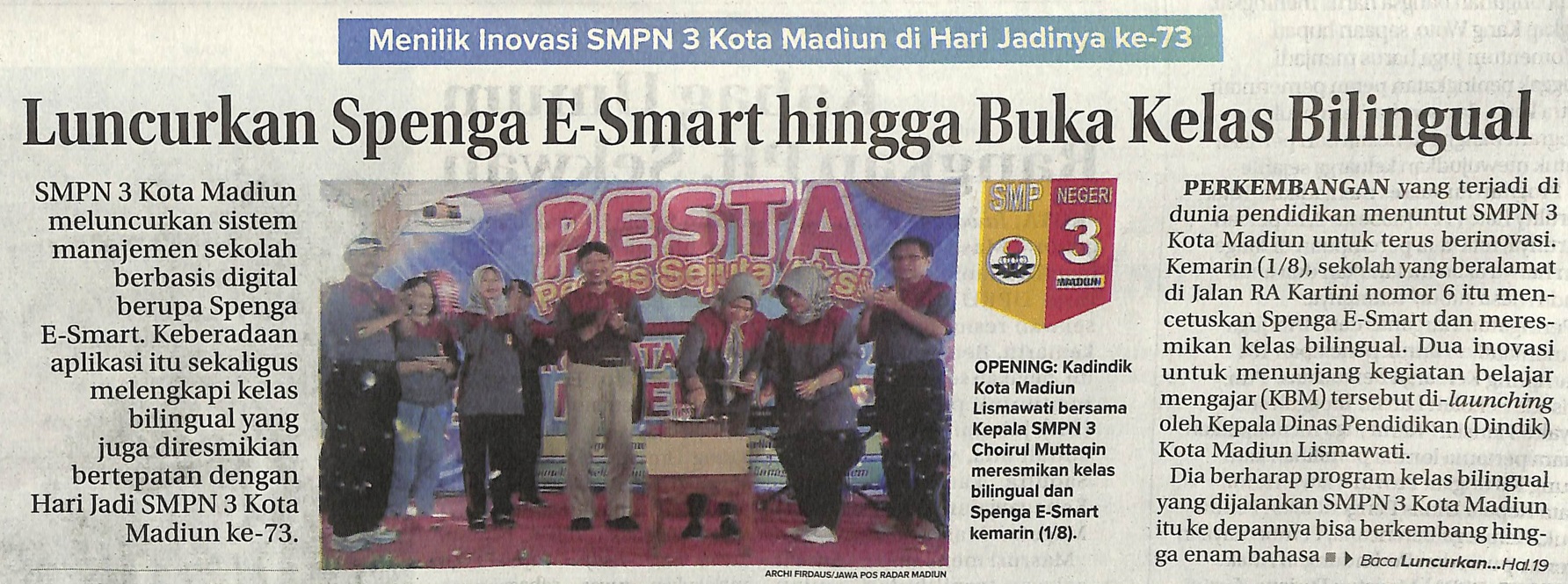 Luncurkan Spenga E-Smart hingga Buka Kelas Bilingual