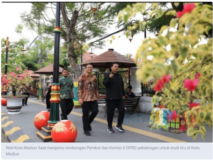 Berhasil Menata Wilayah, Kota Madiun Pikat Pemkot Pekalongan Lakukan Kunjungan Peristiwa