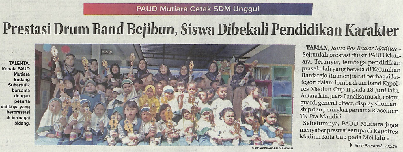 Prestasi Drum Band Bejibun, Siswa Dibekali Pendidikan Karakter