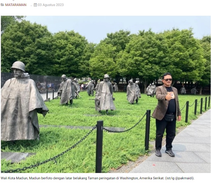 Lawatan ke Amerika Serikat, Wali Kota Madiun Belajar dan Cari Referensi Peningkatan Pembangunan Kota Madiun