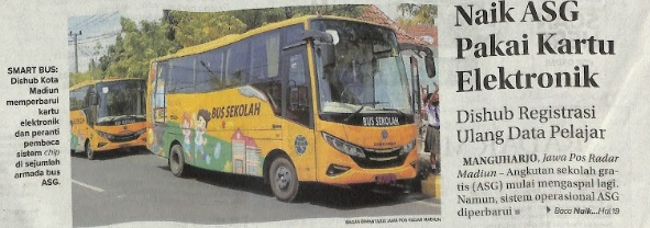 Naik ASG Pakai Kartu Elektronik, Dishub Registrasi Ulang data Pelajar