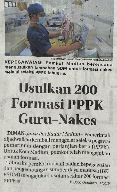 Usulkan 200 Formasi PPPK Guru-Nakes