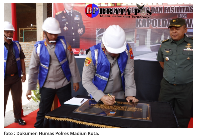 Kapolda Jatim, Kunjungi Polres Madiun Kota